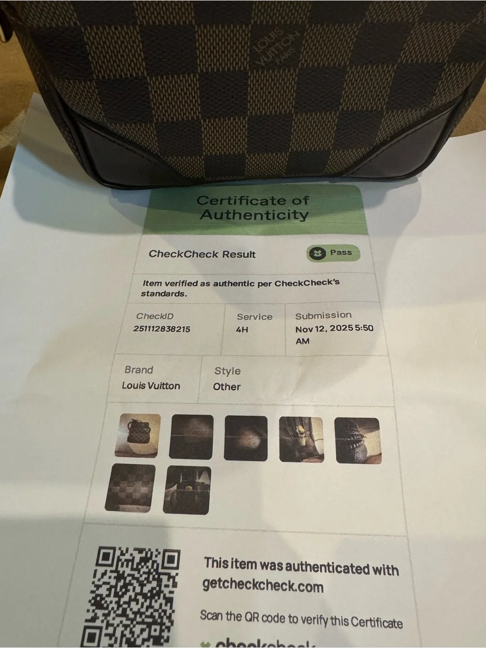 🤎 Authentic Louis Vuitton Damier Ebene Amazone PM Crossbody Bag-